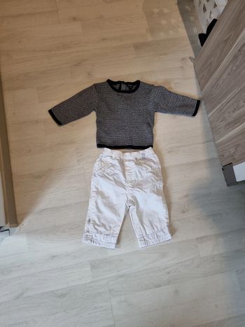 Ensemble pantalon pull 3 mois