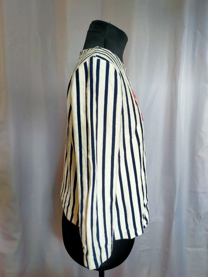 Pull marinière - Je suis une marinière – Petit Bateau – Femme – Taille M - photo numéro 3