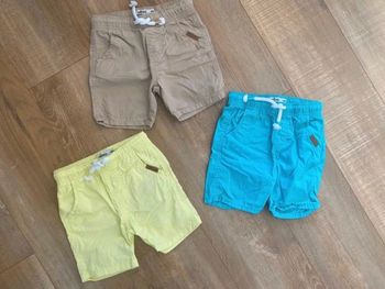 Lot de trois short bébé Gemo
