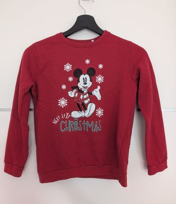 Sweat Disney Mickey Mouse Rouge 8 ans
