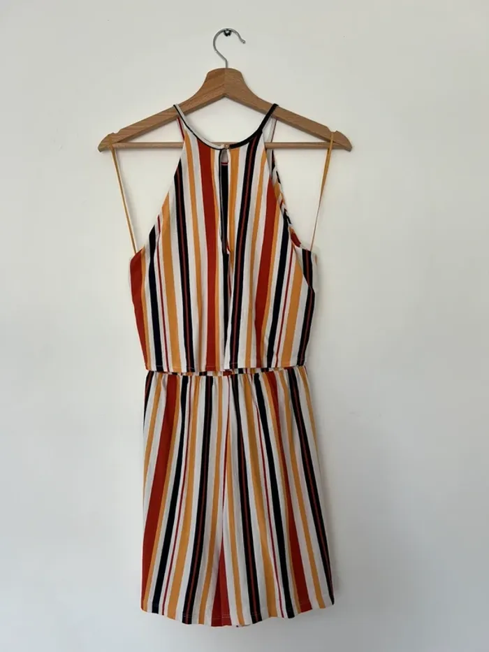 Combi short rayée femme Bershka - photo numéro 4