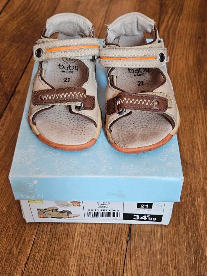 Sandales bébé cuir - photo numéro 3