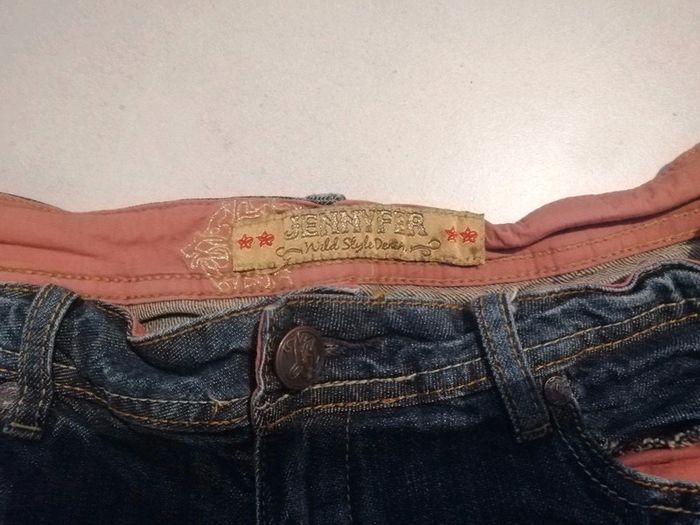 Short en jean bleu délavé - photo numéro 5