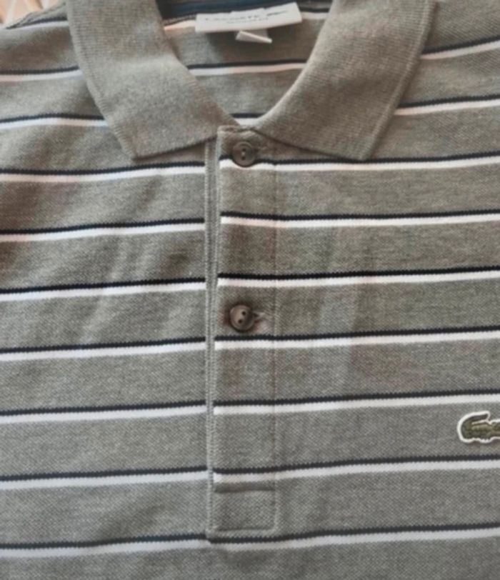 Polo gris Lacoste - photo numéro 5