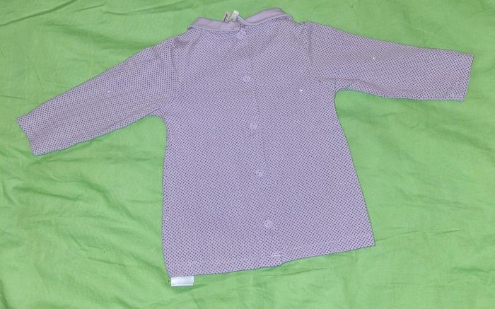 Tee-shirt manches longues fille 6 mois - photo numéro 2