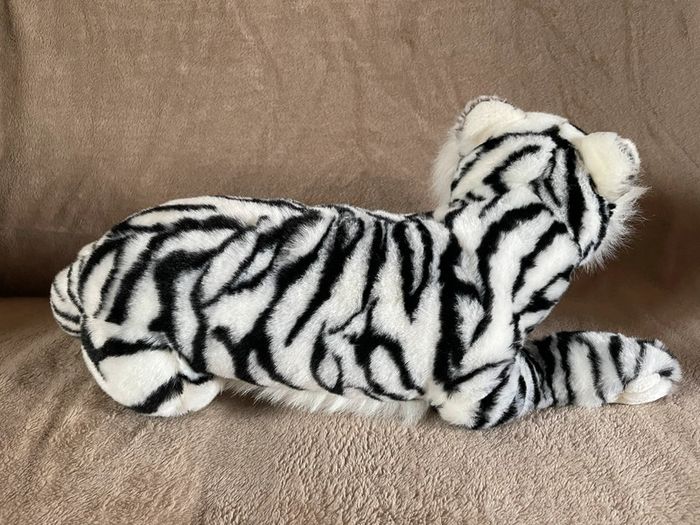 Peluche tigre blanc - photo numéro 2