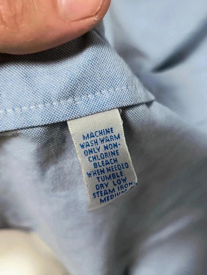 Chemise Ralph Lauren vintage bleu clair – Logo brodé – Taille XL (équivalent L/XL homme) - photo numéro 9