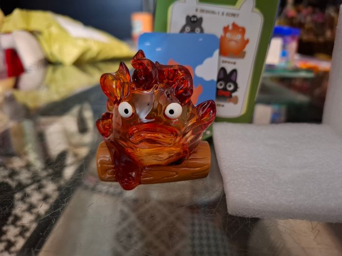 Boîte surprise handing blindbox blind box Calcifer Château ambulant Moving Castle Howls Holw's fire Ghibli