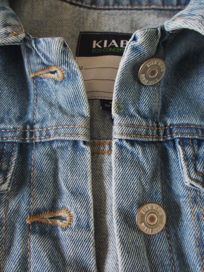 Veste en jean bleu clair fille Kiabi - 8 ans - photo numéro 6