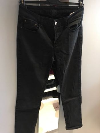 Pantalon slim DPM noir femme taille 42