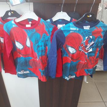 2 t-shirts spiderman 3ans