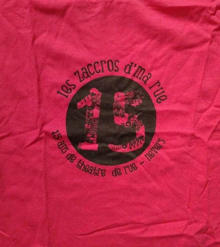 T-shirt 👕 les z’accros d’ma rue Taille L - photo numéro 2