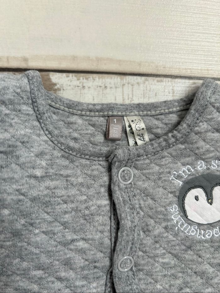 Lot de 4 gilets bébé garçon 1 mois - photo numéro 4