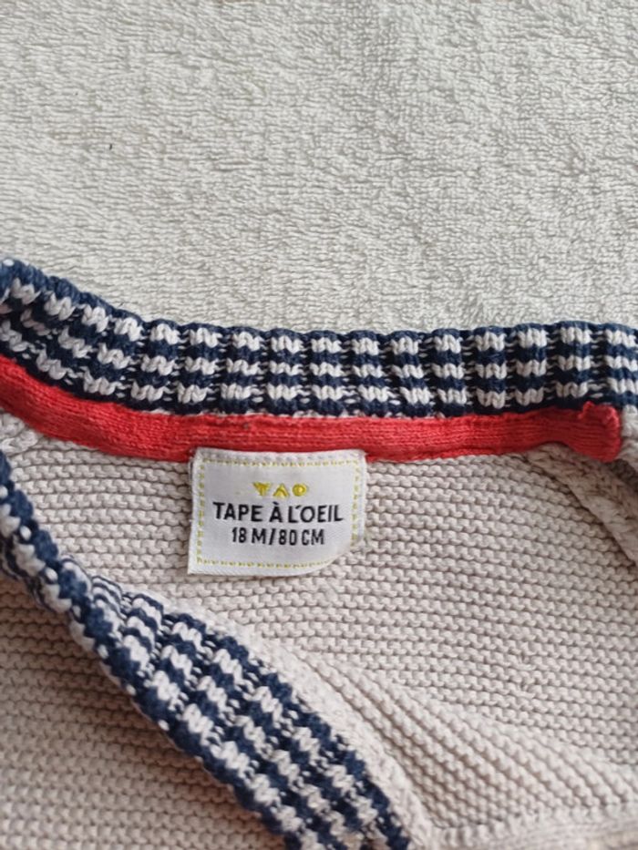 Pull blanc champion 18 mois TAO - photo numéro 2