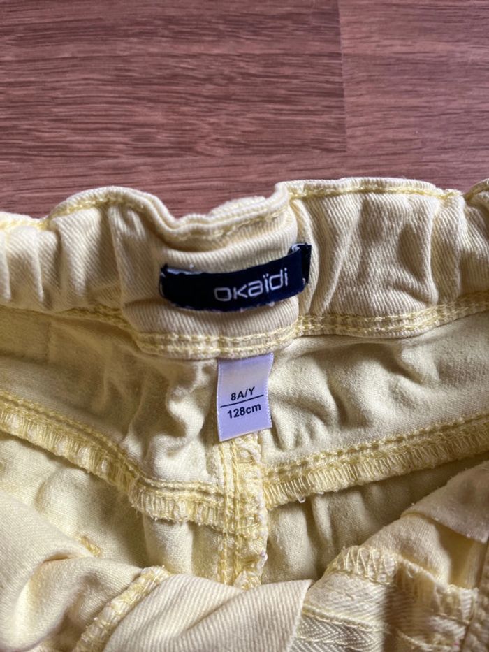 Short fille Okaidi jaune 8 ans - photo numéro 5
