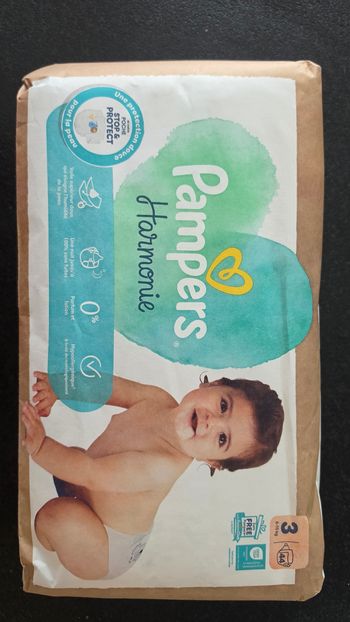 Pampers Harmonie Taille 3 - 44 couches 