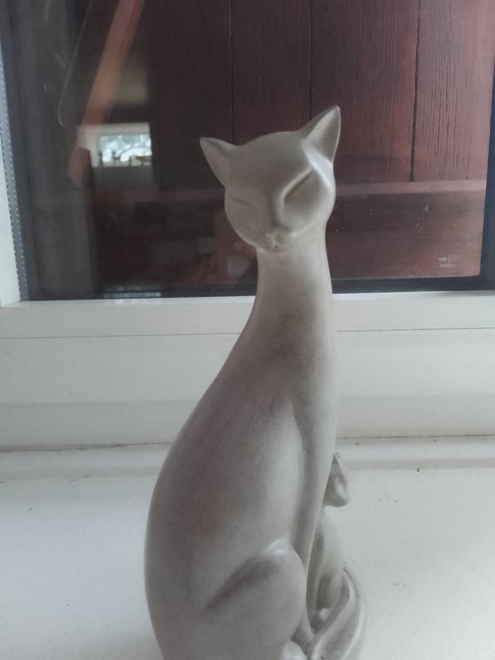 Statue  chat et chaton - photo numéro 2