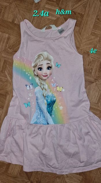 Robe elsa 4ans