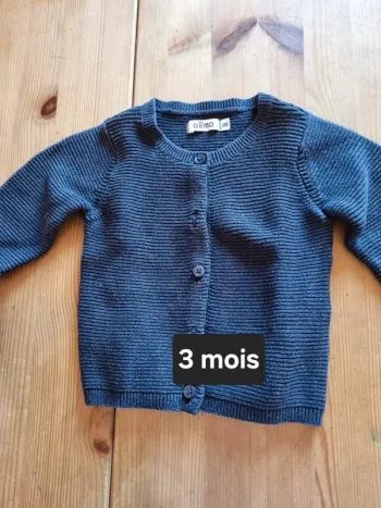 Gilet bébé fille
