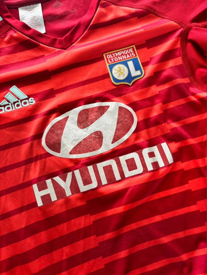 T-shirt foot gardien Olympique lyonnais adidas taille 13-14 ans - photo numéro 3
