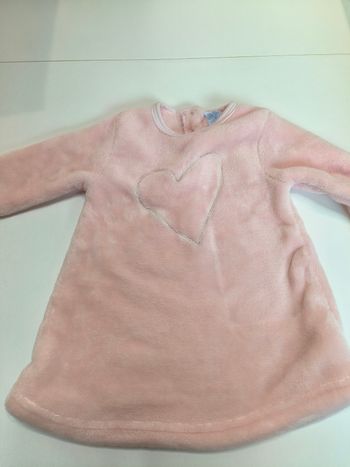 Robe épaisse moumoute douce fille 6 mois