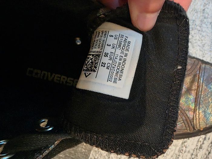 Converse femme holographique - photo numéro 5