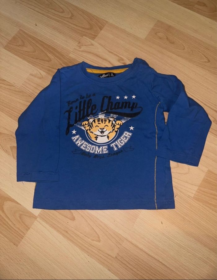Tee-shirts ML bb garçon taille 18 mois🐼