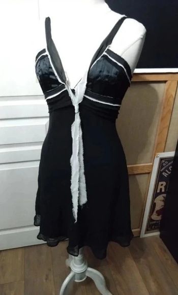 Robe cocktail soirée en soie sinequanone t 38