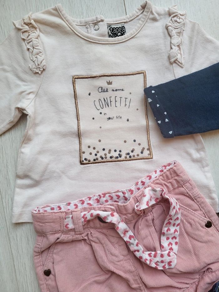 Ensemble 4 pièces mi-saison hiver fille 3mois - photo numéro 2