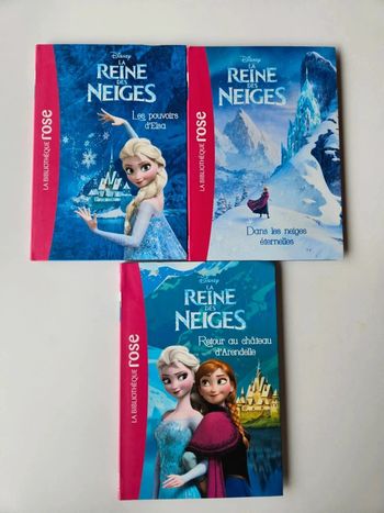 Lot de 3 Livres - La reine des neiges