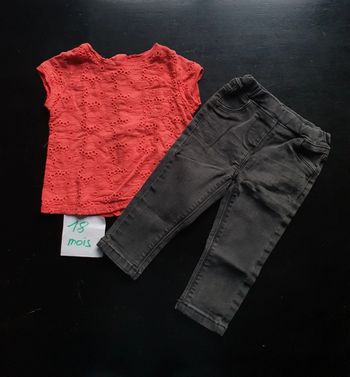 Ensemble tee-shirt et jean