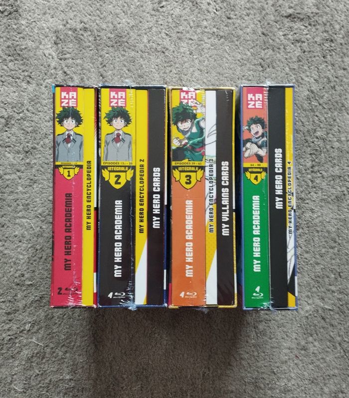 Coffret blu-ray collector saison 1-4 my hero académia - photo numéro 4