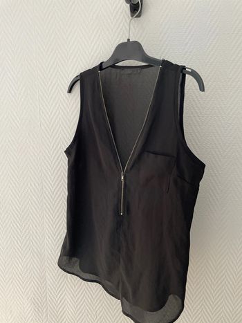 Blouse noire femme