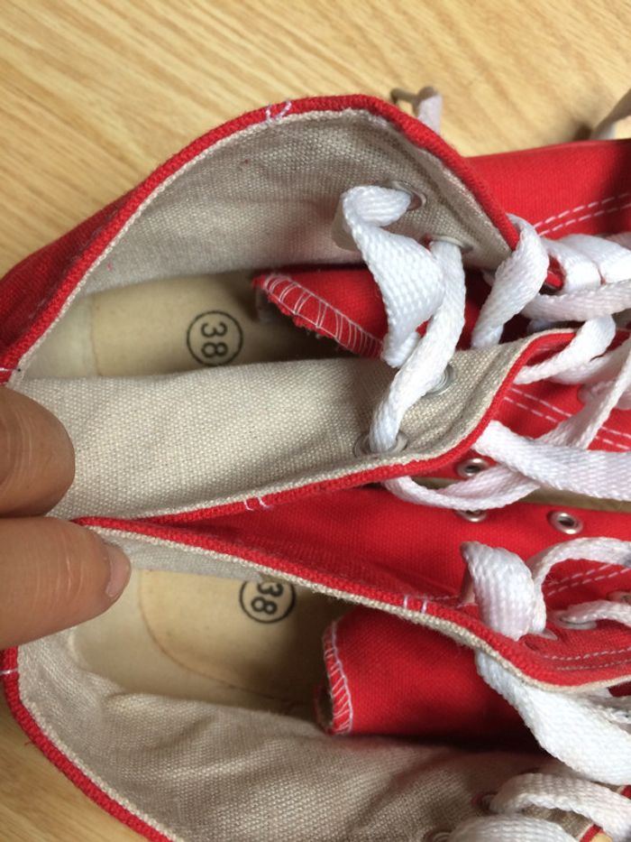 Chaussures en toile#pointure 38 - photo numéro 2