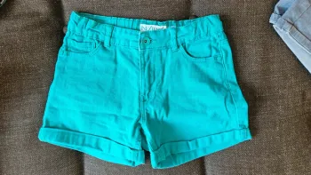 Short VERT fille 10 ans
