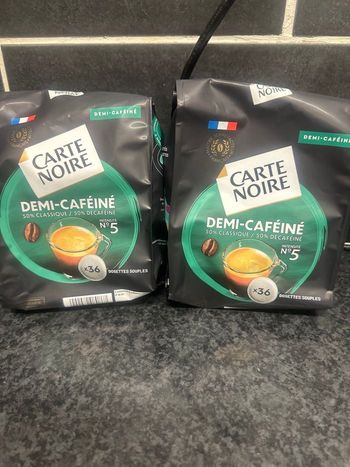 Café carte noire demi -caféine