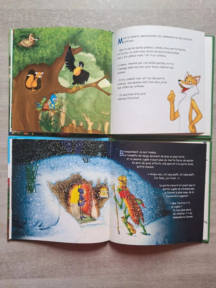 Lot de livres les Fables de la fontaine - photo numéro 3