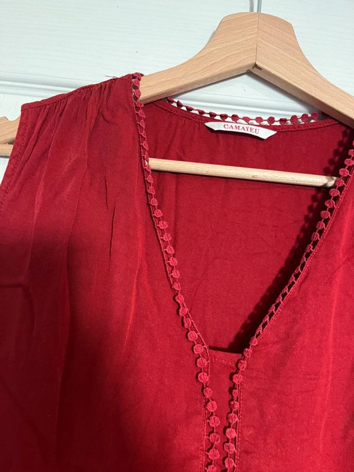 Robe bordeau camaïeu - photo numéro 2