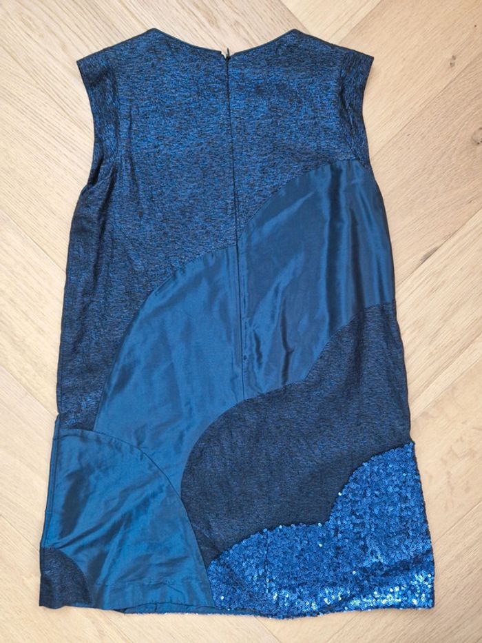 Robe fille 12 ans bleu Kenzo - photo numéro 3