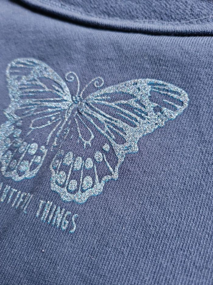 Sweat léger papillon 4 ans - photo numéro 3