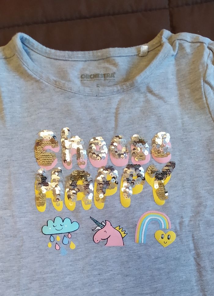 T-shirt manches longues fille - photo numéro 2