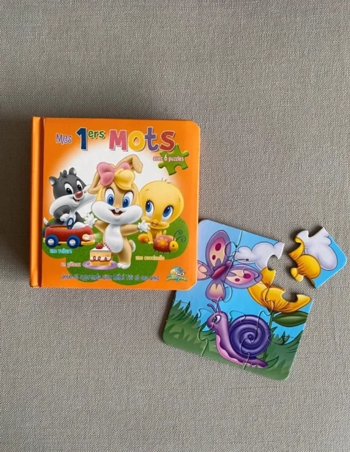 Livre puzzle looney toons baby 3 4 ans bugs bunny