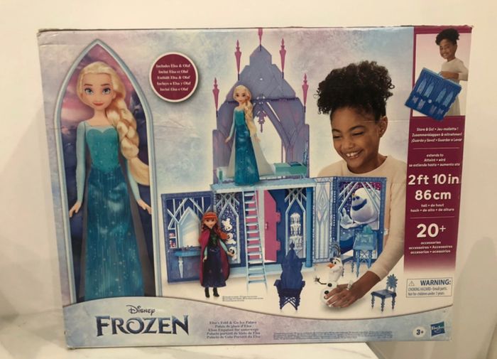 Château pour poupée Disney La Reine des Neiges le Palais de glace d'Elsa. Neuf.