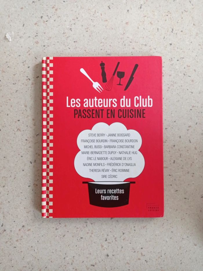 Les auteurs du club passent en cuisine