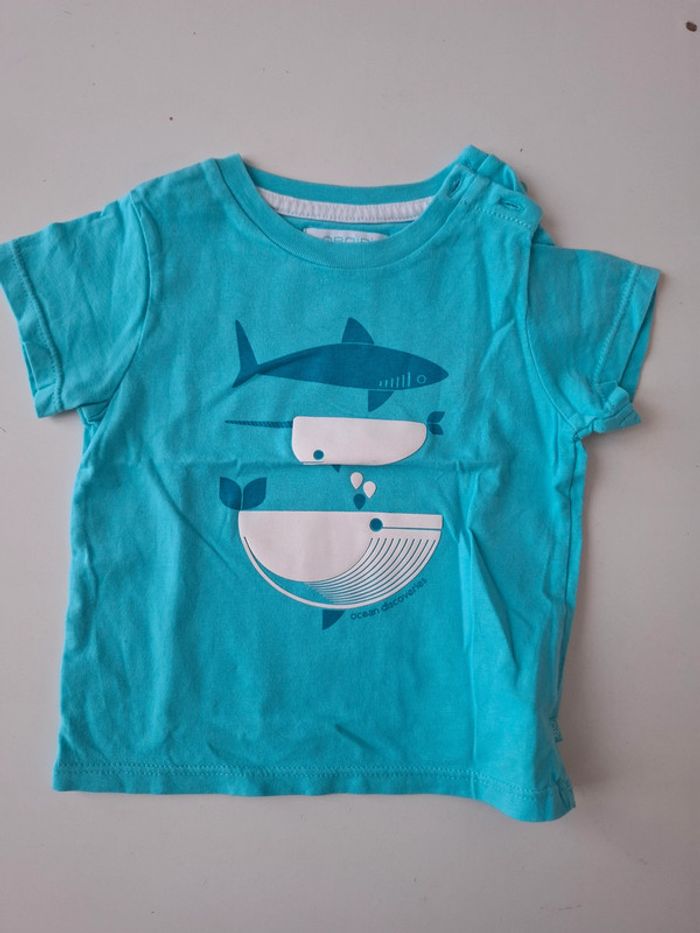 Lot de 2 T-shirt Obaïbi taille 6 mois - photo numéro 5