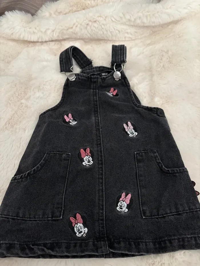 Robe en jean Minnie taille 18/24 m