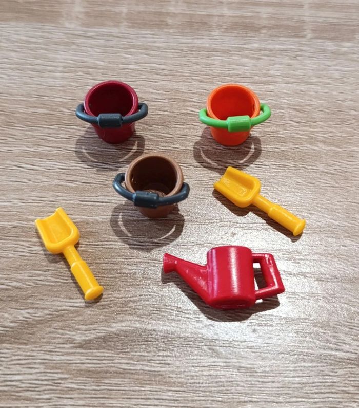Playmobil outils jardin enfant