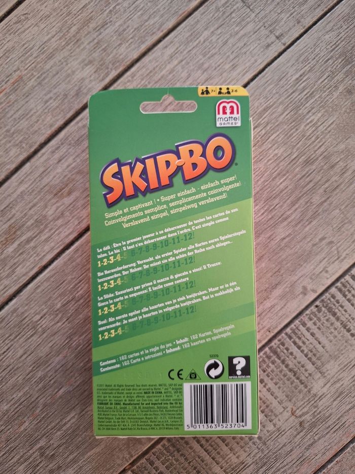 Jeu Skip Bo neuf - photo numéro 3