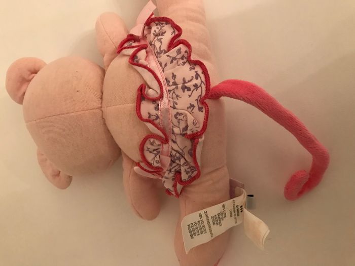 Petite souris rose en jersey - photo numéro 2