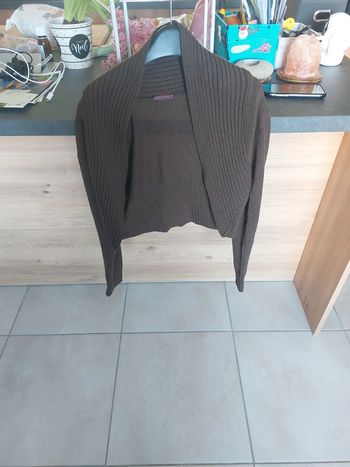 Veste marron courte